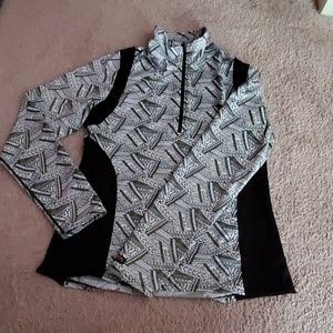 Half zip medium weight top